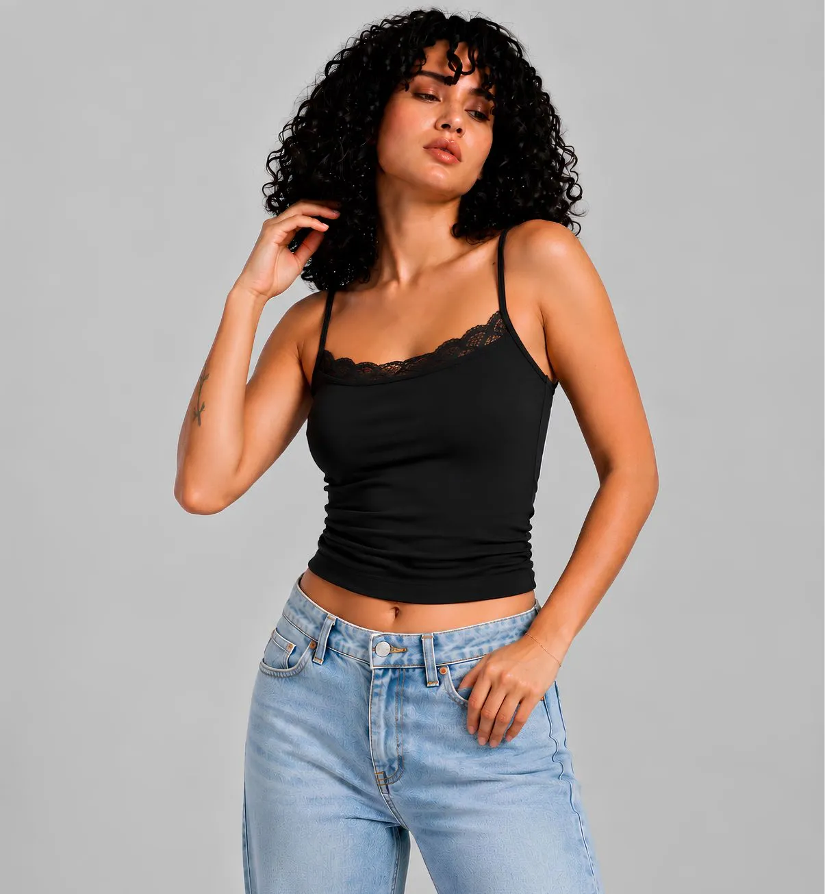 Women lace soft Top